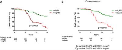 Outcome of 313 Czech Patients With IgA Nephropathy After Renal Transplantation